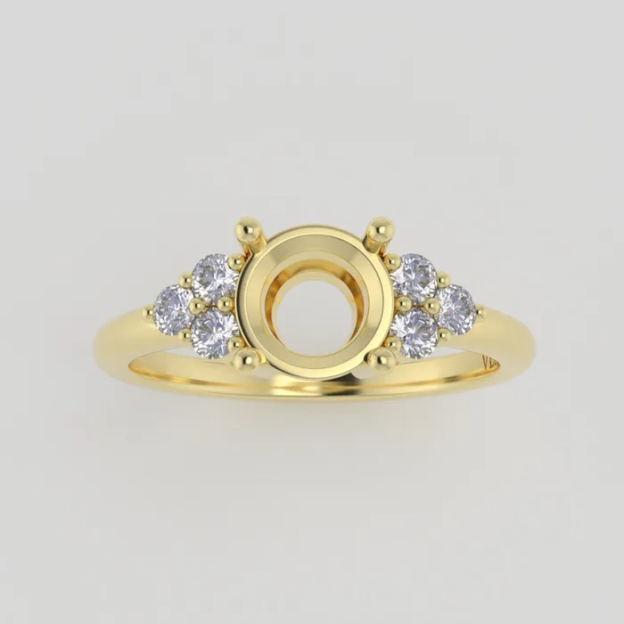 The Calisto 18k Yellow Size 85 Stone CLR8 Antelope Ring Box Custom Engraving my bobbie 75 VENVS Rings The Calisto 18k Yellow Size 85 Stone CLR8 Antelope Ring Box Custom Engraving my bobbie 75 VENVS Rings