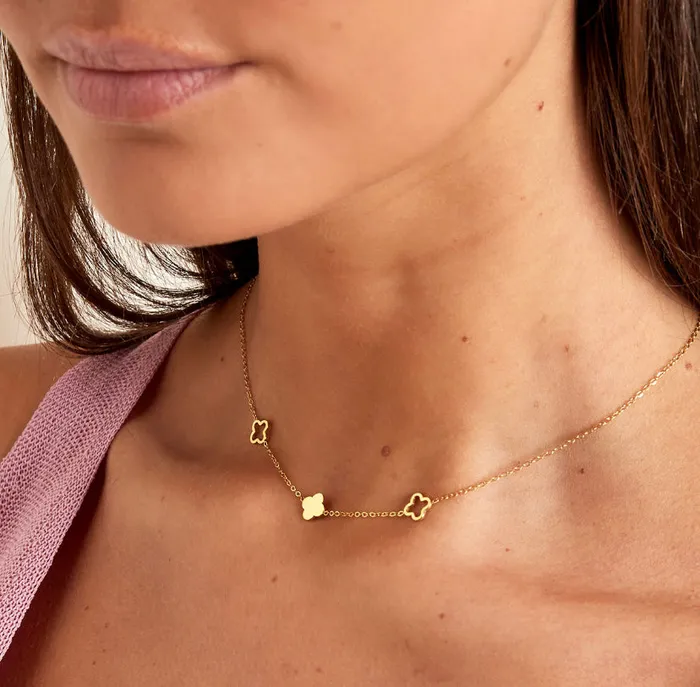 Trio Clover Earrings Seola Jewelry Earrings