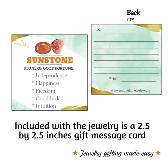 Uniquelan Jewelry Raw Flashy Sunstone Crystal Necklace Necklaces Uniquelan Jewelry Raw Flashy Sunstone Crystal Necklace Necklaces
