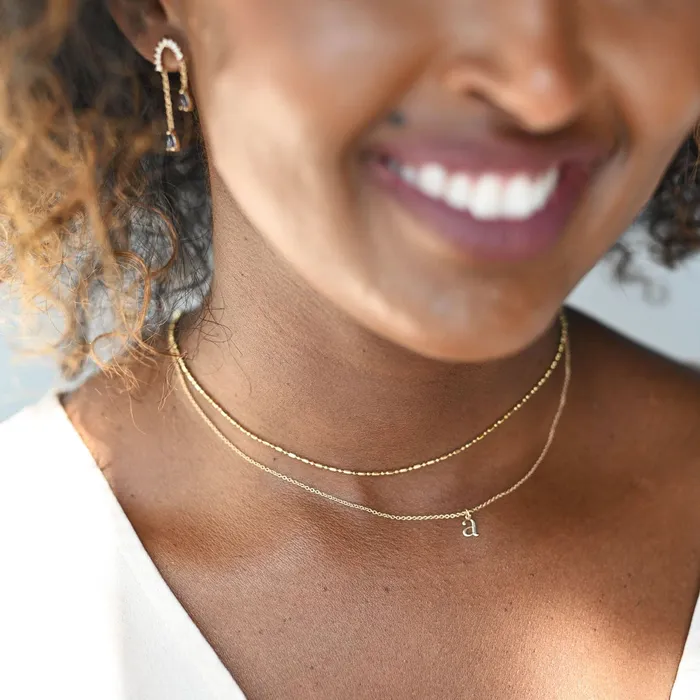 Valerie Madison Fine Jewelry Necklaces Dew Drop Chain Necklace Valerie Madison Fine Jewelry Necklaces Dew Drop Chain Necklace