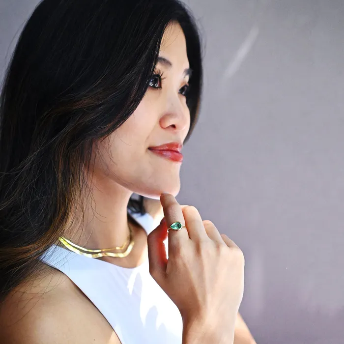Valerie Madison Fine Jewelry Necklaces Heavy Herringbone Chain Necklace Valerie Madison Fine Jewelry Necklaces Heavy Herringbone Chain Necklace