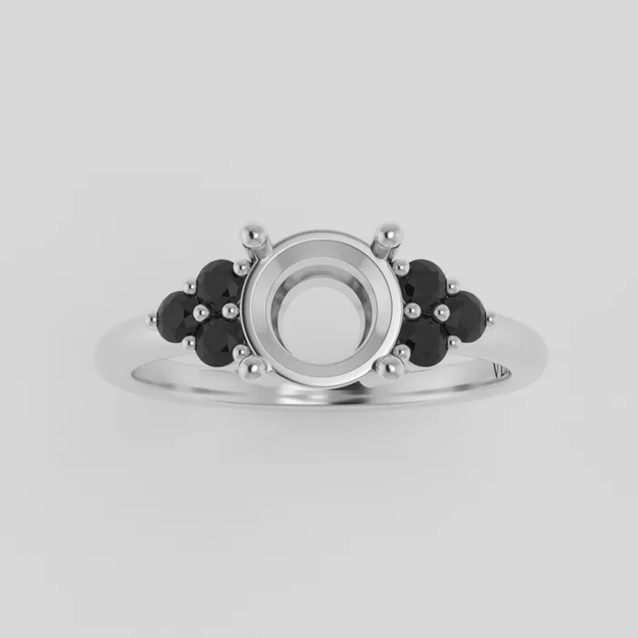 VENVS The Eclipse 14k White Size 7 Stone OP133 Rainforest Ring Box Custom Engraving Always 75 Rings VENVS The Eclipse 14k White Size 7 Stone OP133 Rainforest Ring Box Custom Engraving Always 75 Rings