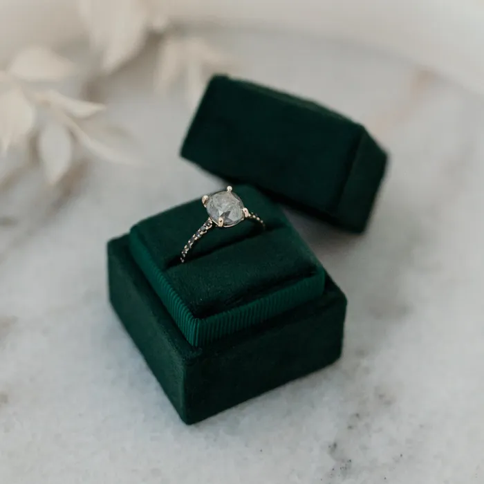 VENVS The Eclipse 14k White Size 7 Stone OP133 Rainforest Ring Box Custom Engraving Always 75 Rings VENVS The Eclipse 14k White Size 7 Stone OP133 Rainforest Ring Box Custom Engraving Always 75 Rings